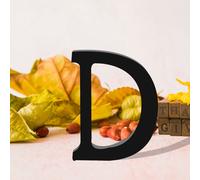 Nero Grande Lettere di Legno Segni Ampersands Grande Nero Lettere Iniziali 8cm