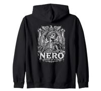 Nero Impero in Fiamme Antico Imperatore Romano Felpa con Cappuccio