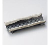 Nero IN Cotto Diviso 6.7 con Piedini Lungo Piastra (Shigaraki Oggetto) Fatto IN