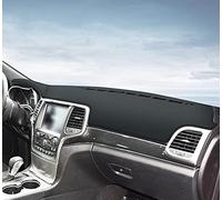 Nero in pelle stile Car Dash Mat Cruscotto Copertura Dashmat Interno Pad Per Grand Cherokee 2011-2020