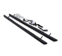 Nero Inox Barre Laterali Affusolato Terminali + 4 Passo Pads Per citroen