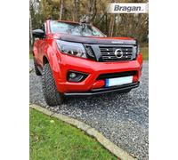 Nero Inox Doppio Spoiler Anteriore Barra Per nissan navara D23 np300 2016+