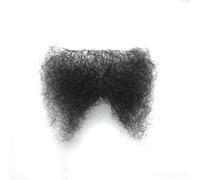 Nero Invisibile Realistico Finto Pelo Pubico Corpo Bambola in Silicone Pelo Pubico, Finti Baffi Finti Privati per Uomini e Donne,E
