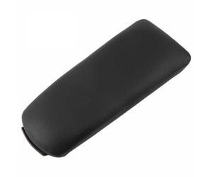 Nero Kunstleder-Armauflageabdeckung Adatto A per Audi A4 2000-2008, Console