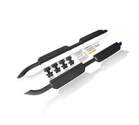 Nero Lato Di Passi Con Alluminio Supporti Per land rover Defender 110 2020 + 4x4