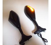 Nero LED Giro Segnale Specchio Per Yamaha YZF R6 R6S / Triumph Daytona Fumo