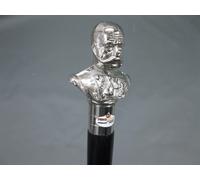 Nero Legno Bastone da Passeggio Knauf Argento 95cm Kaiser Franz Heritage