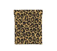 Nero Leopardo Giallo, Spremere il portafoglio superiore da donna Borsa portaoggetti Piccola portamonete Portamonete