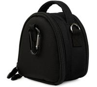 Nero Limited Edition camera bag custodia per il trasporto con vano portaoggetti per Canon power-shot series- fotocamera digitale compatta, include grigio 15,2 cm mini treppiede