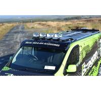 Nero Luce Tettuccio Barra + Pinze + Pois Lampade + LED per Peugeot Boxer 2014 +