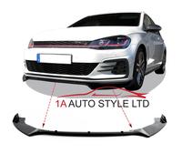 Nero Lucido 3 Pezzi Anteriore Splitter Paraurti Inferiore Spoiler per VW Golf Mk