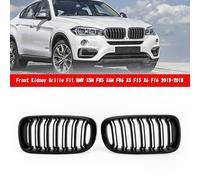 Nero Lucido Doppio Anteriore Rene Griglia, Adatto BMW X5M F85 X6M F86 X5 F15 X6