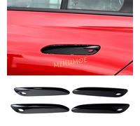 Nero lucido Maniglia Della Porta Trim Stampaggio Adesivi Per Mercedes-Benz E350 E450 2024 2025 Classe S EQE350 EQE500 EQS450 EQS580 2023