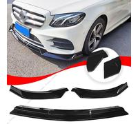 Nero Lucido Paraurti Anteriore Labbro Spoiler Per Mercedes E-Class W213 2016-20