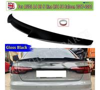 NERO LUCIDO SPOILER PER AUDI A4 B9 S LINE 8W S4 Estate 2017 2018 2019 2020 2021 TRASCO POSTERIORE Tetto LIP Accessori Auto