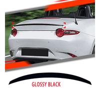 Nero Lucido Spoiler Posteriore Tetto Alettone Per Mazda MX-5 ND 2016-2024 ABS