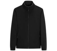 Nero,M,Felpe con Cappuccio da Uomo Primaverili e Autunnali in Pile Polare, Giacche morbide e Casual con Maniche Lunghe, Collo rialzato, Cappotti da Esterno Caldi