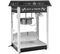 Royal Catering Macchina per popcorn nera - design americano RCPS-16.2
