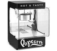 Macchina per pop corn professionale - Design retrò - 4 - 5 kg/h - 1,2 l - Nera - Royal Catering RCPS-ND01