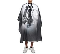 Nero Mantellina Parrucchiere Mantella per Barbiere,Mantella in Nylon per Parrucchiere Professionale,Accessori per il Taglio dei CapelliBarbieri Stilisti,per Acconciatura,Taglio e Capelli che Muoiono