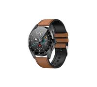 (Nero marrone) Orologio intelligente M3 da uomo IP68 impermeabile con cardiofrequenzimetro Bluetooth