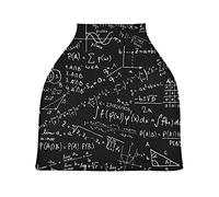 Nero Matematica Fisica Formula Auto per Bambini Passeggino Tettoia Copri Seggiolino Copertura Infermieristica per L'Allattamento Al Seno All-In-1 Morbido Traspirante Elastica Tettuccio