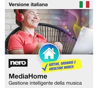 Nero MediaHome Gestione Musica | Organizza e Riproduci Brani | Riconoscimento Automatico e Importa CD Audio | Licenza a Vita | 1 PC | Windows 11 / 10 / 8 / 7