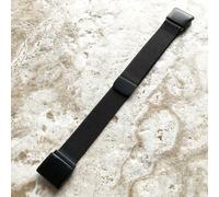Nero Milanese Veloce Per Fascia Cinturino per Garmin D2 Bravo Charlie Delta Px