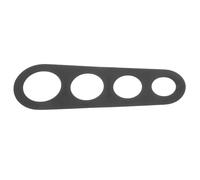 Nero Misuratore di Spaghetti in Acciaio Inox a 4 Fori | Strumento Piatto da Cucina, Misurazione Rapida delle Porzioni, per Noodles e Fettuccine