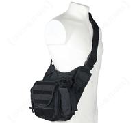 NERO MOLLE spalla PACCO - Borsa Borsa messenger militare molle da passeggio