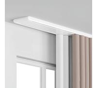 Nero Montaggio a Soffitto ain Binario 1m-6cm Alluminio per Scorrevole ains & Drapes Silent Room Divider 5.9m Lunghezza t per Casa & Ufficio