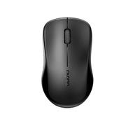 (Nero) Mouse wireless Rapoo 1680, mouse ergonomico portatile con 3 pulsanti, mouse silenzioso per laptop,
