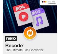 Nero MP3 Converter Software | MP3 Converter | MP4 Converter | Conversion/Converter for Videos (MP4, MPEG, VOB, DAT) and Audio (MP3, WAV, FLAC, MP2) | Windows 11/10/8/7 | 1 PC