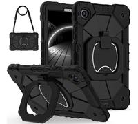 (Nero Nero) Per Lenovo Tab K9 Tab One Custodia in silicone + supporto per PC Cover per tablet