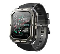 (Nero) Nuovo C20pro Smartwatch con cardiofrequenzimetro, Bluetooth, chiamate, informazioni, push, orologio