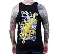 NERO nuovo Mercato Art Co. Uomo GATTONARE Canottiera SMALL-3XLARGE CLARK NORTH