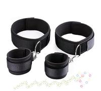 Nero Nylon Materiale Mano E Gamba Cinturine Di Allenamento, Cinturine Sportive Per Proteggere I Polsi E Le Cosce, Regali Di Coppia, Regalo Di Coppia