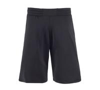 Nero o Grigio Poliestere Francese Spugna Pantaloncini Combat - Due Lato Tasche