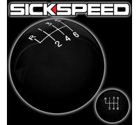 Nero Ol' Skool Cambio Pomello Per 6 Velocità Corto Copriletto Selettore 12X1.25