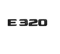 Nero opaco "E 320 "Lettere posteriori del bagagliaio di un'autoadesivo della decalcomania della lettera dell'emblema del distintivo della parola adatto for Mercedes Benz Classe E E320