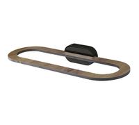 Nero Opaco/Marrone Porta Asciugamani da 310mm Bagno WC Sospeso Accessorio