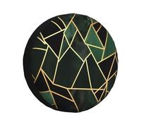 Nero Oro Geometrico Copertura Della Gomma di Ricambio Copertura Impermeabile Antipolvere Auto Wheel Protector Portatile per RV SUV Camion Rimorchio Accessori 14