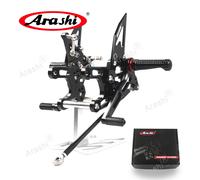 NERO Pedane poggiapiedi regolabili per Honda CBR650R CB650R CBR650F 2024 2025