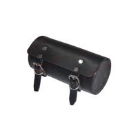 Nero Pelle Strumento Borsa Rollio + Attillato Per Norton BSA Triumph Ariel Aes