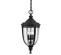 Nero Pendelleuchte Acciaio Rustico Esterno Regolabile Edmund Lampada per Balcone