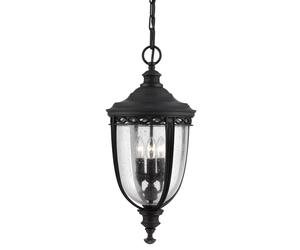 Nero Pendelleuchte Acciaio Rustico Esterno Regolabile Edmund Lampada per Balcone