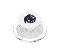 Nero Pizzo Velato Disco Palla Scuro Boudoir Gotico Estetica PopSockets PopGrip per MagSafe