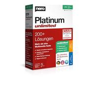 Nero Platinum Unlimited | Software Multimediale 8K | Video Editing & AI Foto | Conversione DVD/CD | Backup & Ottimizzazione | Edizione Retail | Licenza Lifetime | 1 PC | Windows 11/10/8/7