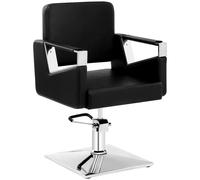 Nero Poltrona da parrucchiere - 460 - 570 mm - 200 kg - Nero | physa