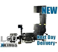 Nero Porta per Ricarica Dock Connettore Flex Cable con Audio Jack Per IPHONE 5C